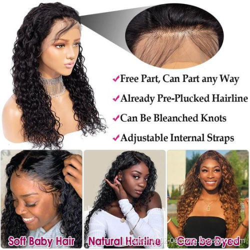 Wholesale Raw Curly Hair Wig Vendor 150% Density Cambodian Curly Human Hair 4x4 Lace Closure Wig With Baby Hair